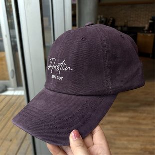 美式复古大头围刺绣深顶棒球帽男时尚休闲软顶鸭舌帽女显脸小