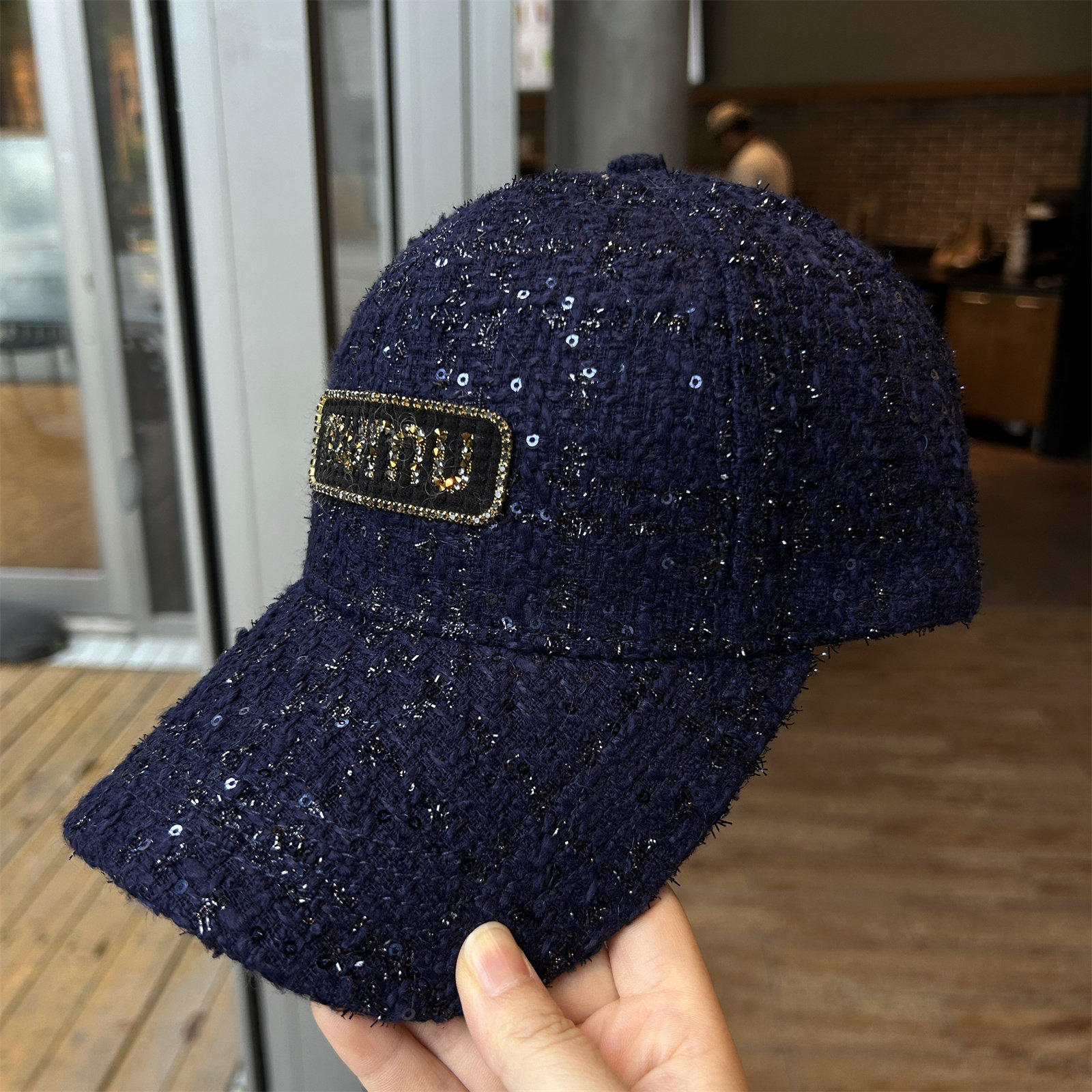 小香风带钻棒球帽女秋冬季休闲百搭遮阳防晒帽子大头围鸭舌帽,服饰配件/皮带/帽子/围巾,帽子,淘宝优惠券,粉丝福利购,淘宝优惠卷