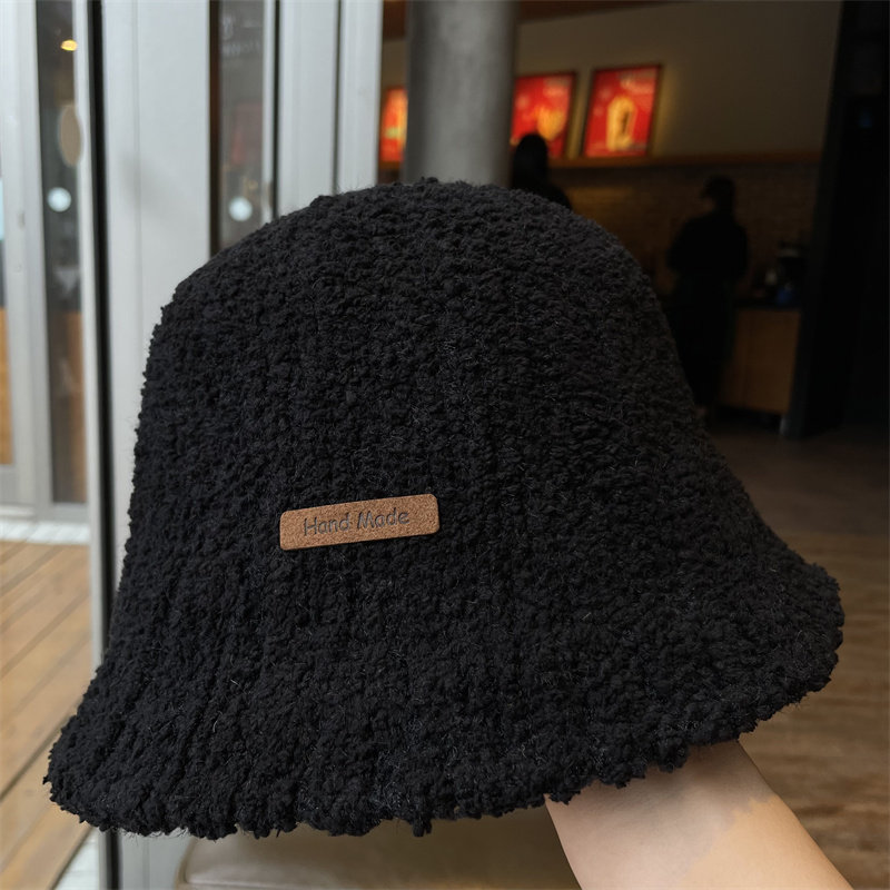 新款羊羔绒保暖时尚渔夫帽秋冬百搭显脸小圆顶水桶帽遮脸盆帽加厚,服饰配件/皮带/帽子/围巾,帽子,淘宝优惠券,粉丝福利购,淘宝优惠卷