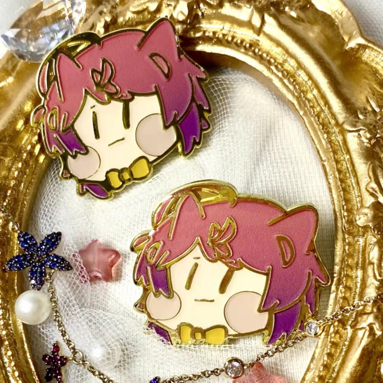 狍子间 催眠麦克风drb同人周边饴村乱数烤漆ap金属徽章吧唧现货fp