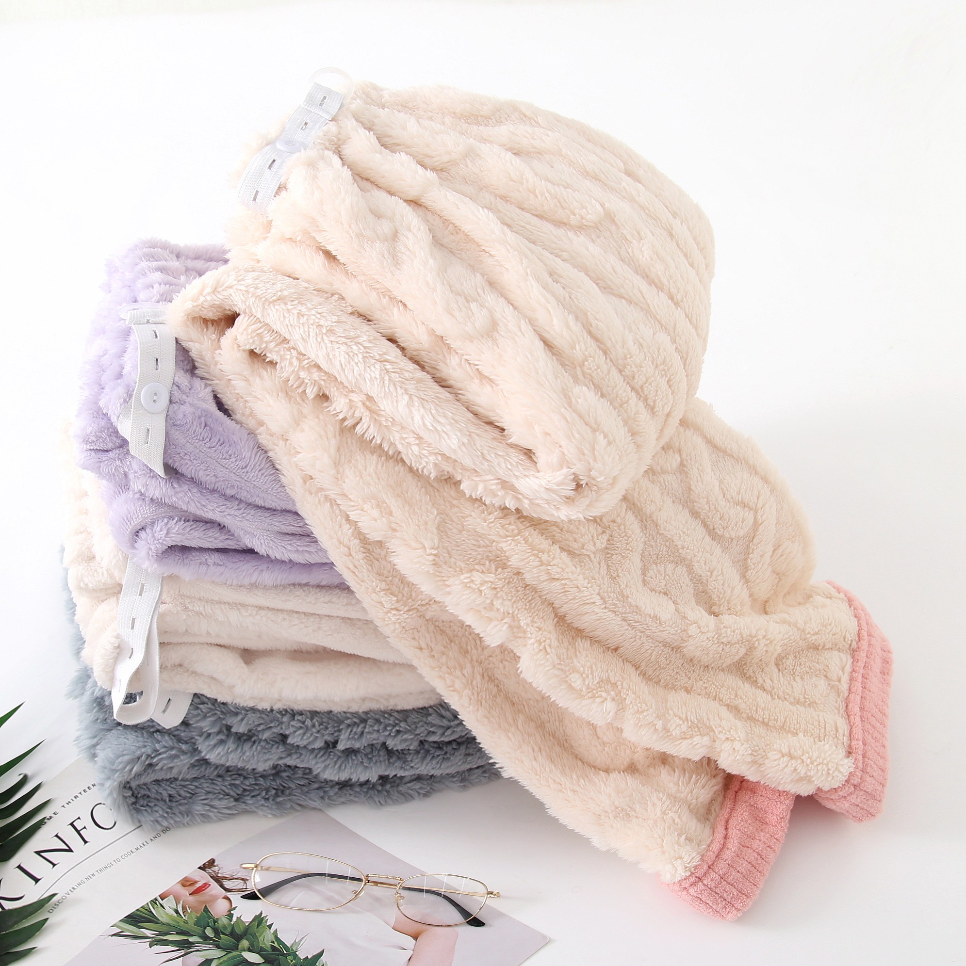 孕妇睡裤秋冬季加厚珊瑚绒女长裤法兰绒大码托腹可调节月子家居裤