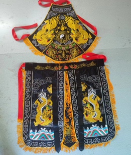 双龙苏绣乩童衣跳童袍法衣八卦兜台版太子龙虎裙热卖五营跳童服饰