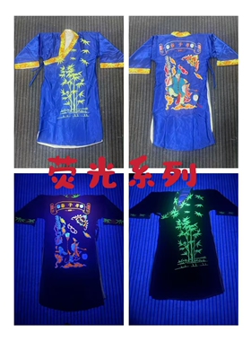 新款大二爷伯袍乩童跳童服饰定制