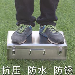 304不锈钢工具箱子带轮子加厚型小大号载五金工具箱收纳箱储物箱