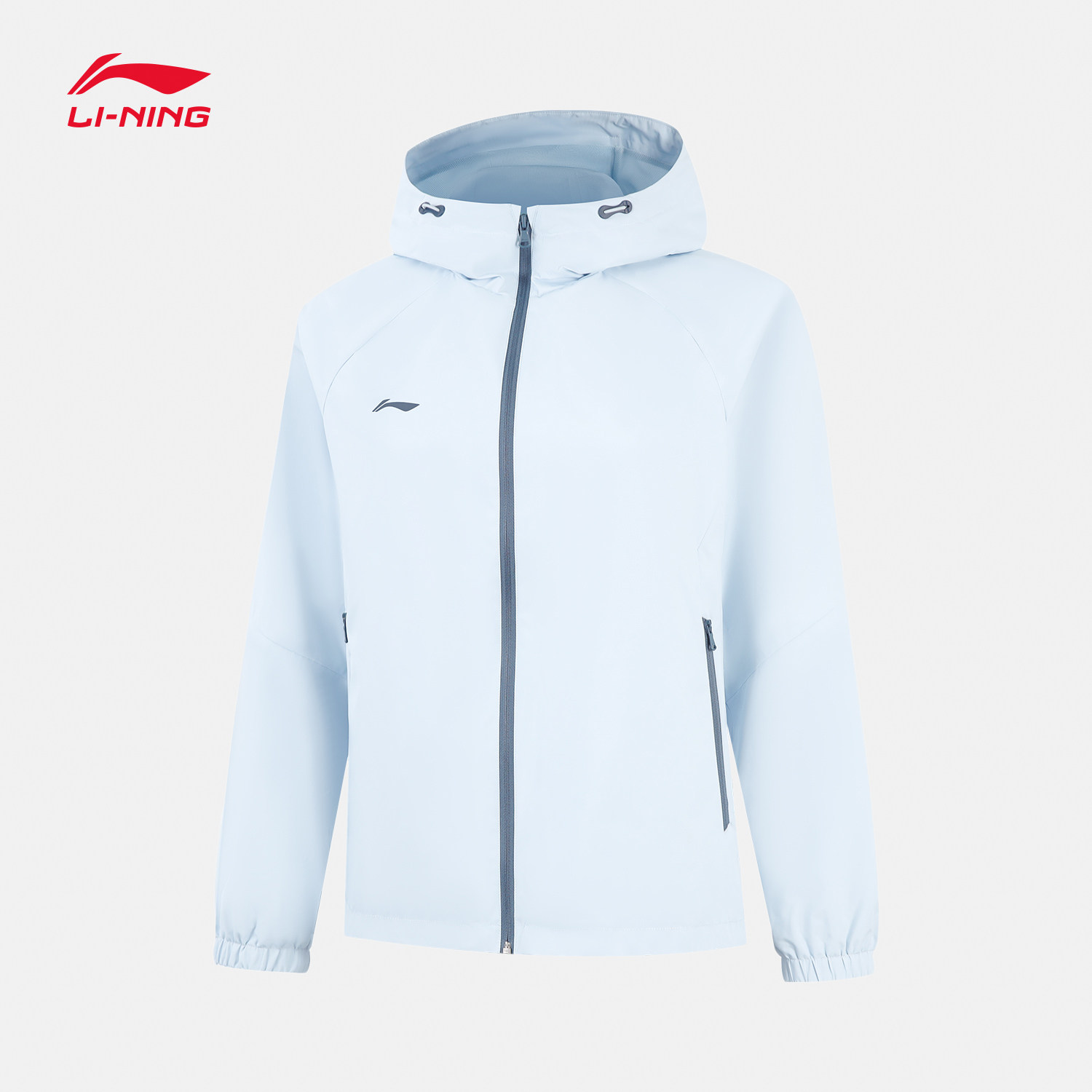李宁风衣女士2026新款健身系列开衫长袖上衣夏季梭织运动服