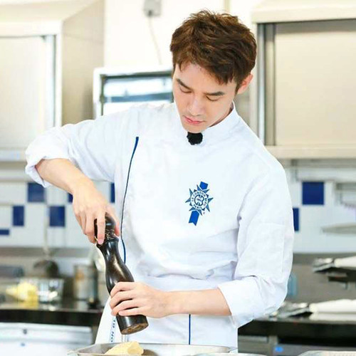 贵王者厨师工作服餐饮厨师服套装