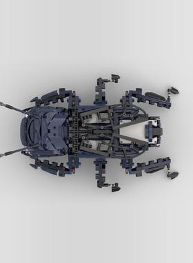 小颗粒积木电子版搭建步骤图纸蓝色甲壳虫MOC-159496