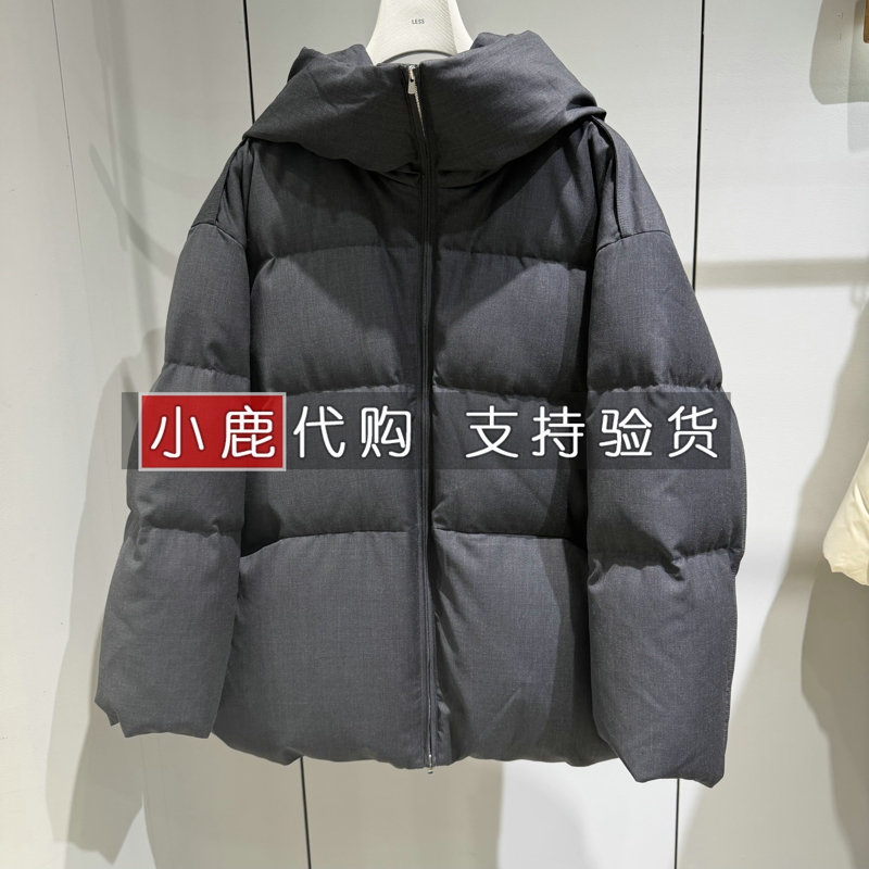 LESS女装专柜正品国内代购秋冬中长款连帽羽绒服外套 2PAC15790