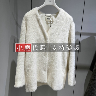 LESS女装专柜正品国内代购 长款毛呢大衣外套 2Q0816220 /5995
