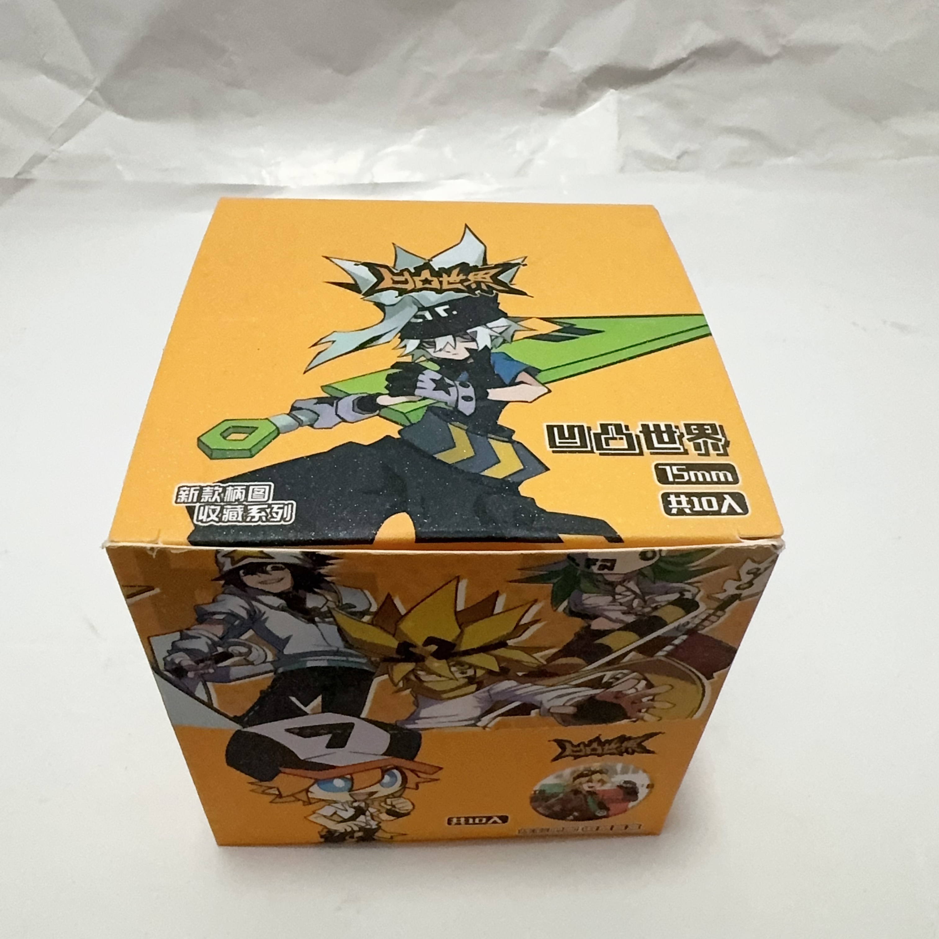 HY-8803凹凸世界75MM盲盒炫彩吧唧徽章盲袋谷子礼物10入