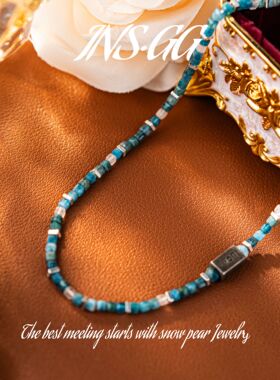 【INS · GG】月   芭冰 手工高定 天河石AX1186 项链·中长