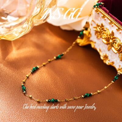 【INS · GG】雀翠灵 轻奢手工 LX3033 项链·中长