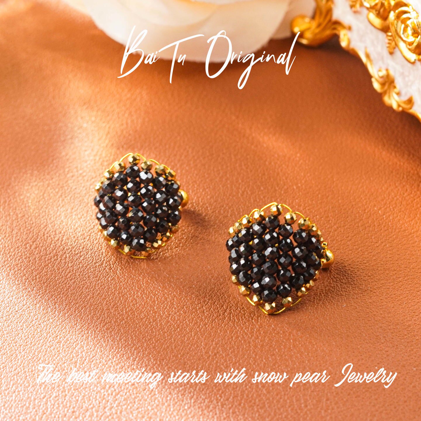 【柏荼】铜合金 原创时尚 WE0272  925银针耳环