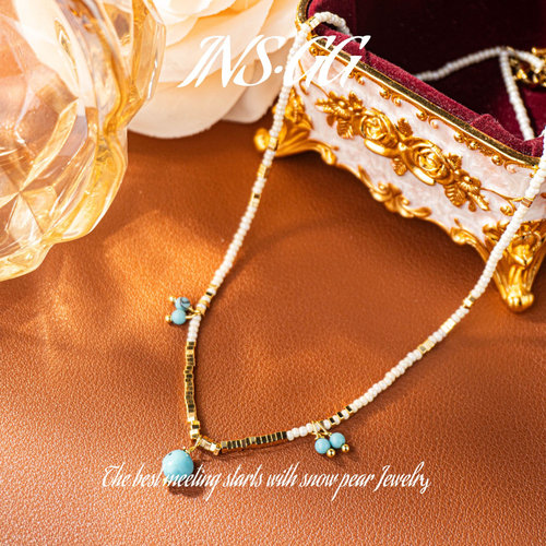 【INS · GG】珠  轻奢手工 LX3044 项链·中长