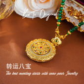 NX3401 轻奢手工 晶 项链·中长 柏荼