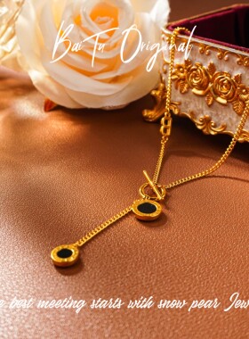 【柏荼】 钢  轻奢手工 PZX3541项链·中长