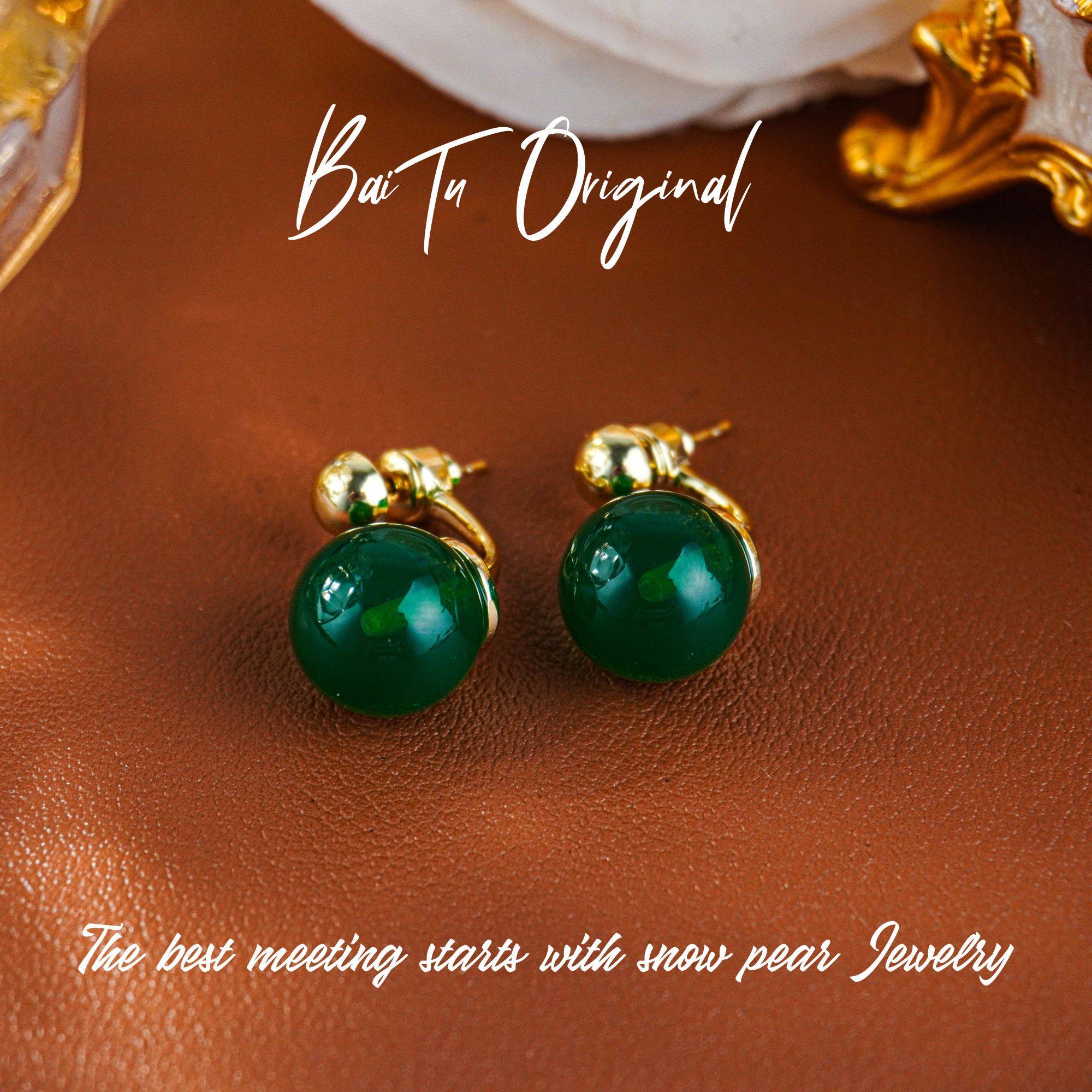 【柏荼】髓   原创设计 OE1640 耳环,珠宝/钻石/翡翠,耳饰,淘宝优惠券,粉丝福利购,淘宝优惠卷