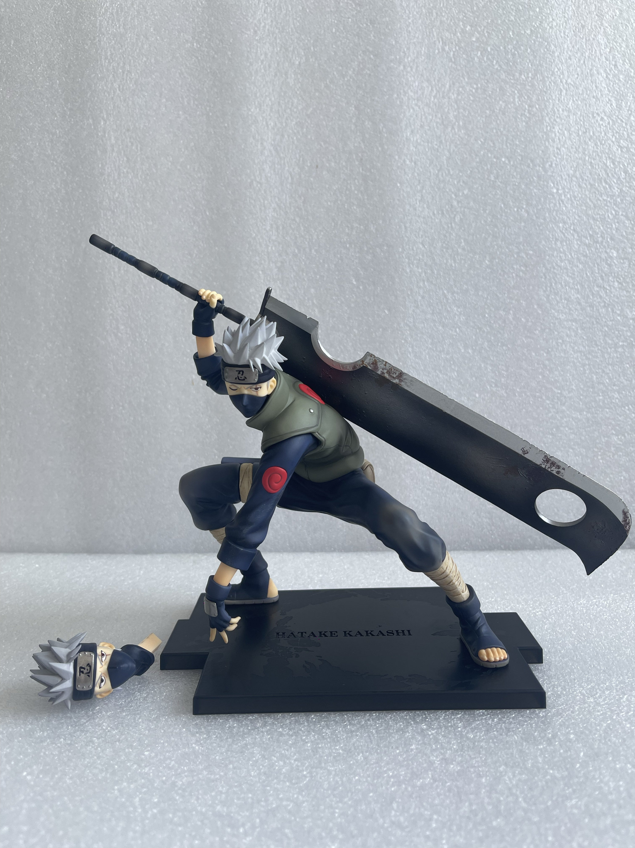 mh正版gem 火影忍者 大刀 卡卡西 忍界大战 正版散货 pvc手办现货