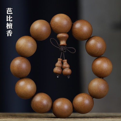 鸿意檀香木手串108女士手链饰品