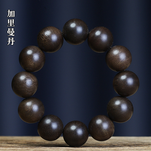 加里曼丹黑油沉香手串2.0秒沉水老料佛珠男女款手链108颗念珠文玩