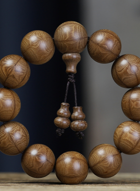 五台山精品六道木西瓜纹手串佛珠