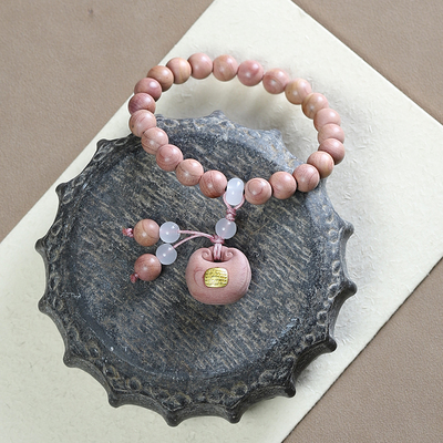 血柏木手链DIY设计女款单圈