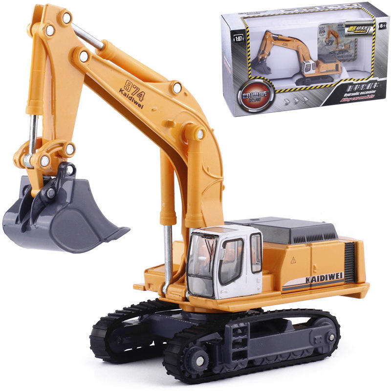新款 【盒装】合金挖土机/挖掘机工程车汽车玩具模型车