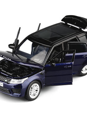 新款 1/32 2019路虎揽胜运动版六开门合金金属汽车模型玩具车