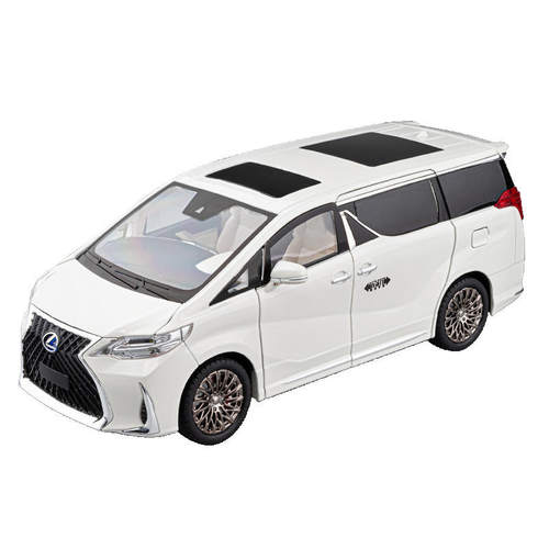 新款 整件盒装1/18仿真儿童声光LM300合金汽车模型玩具