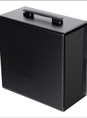 先马平头哥M2 Note黑色 台式商务电脑迷你小主机箱 便携提手