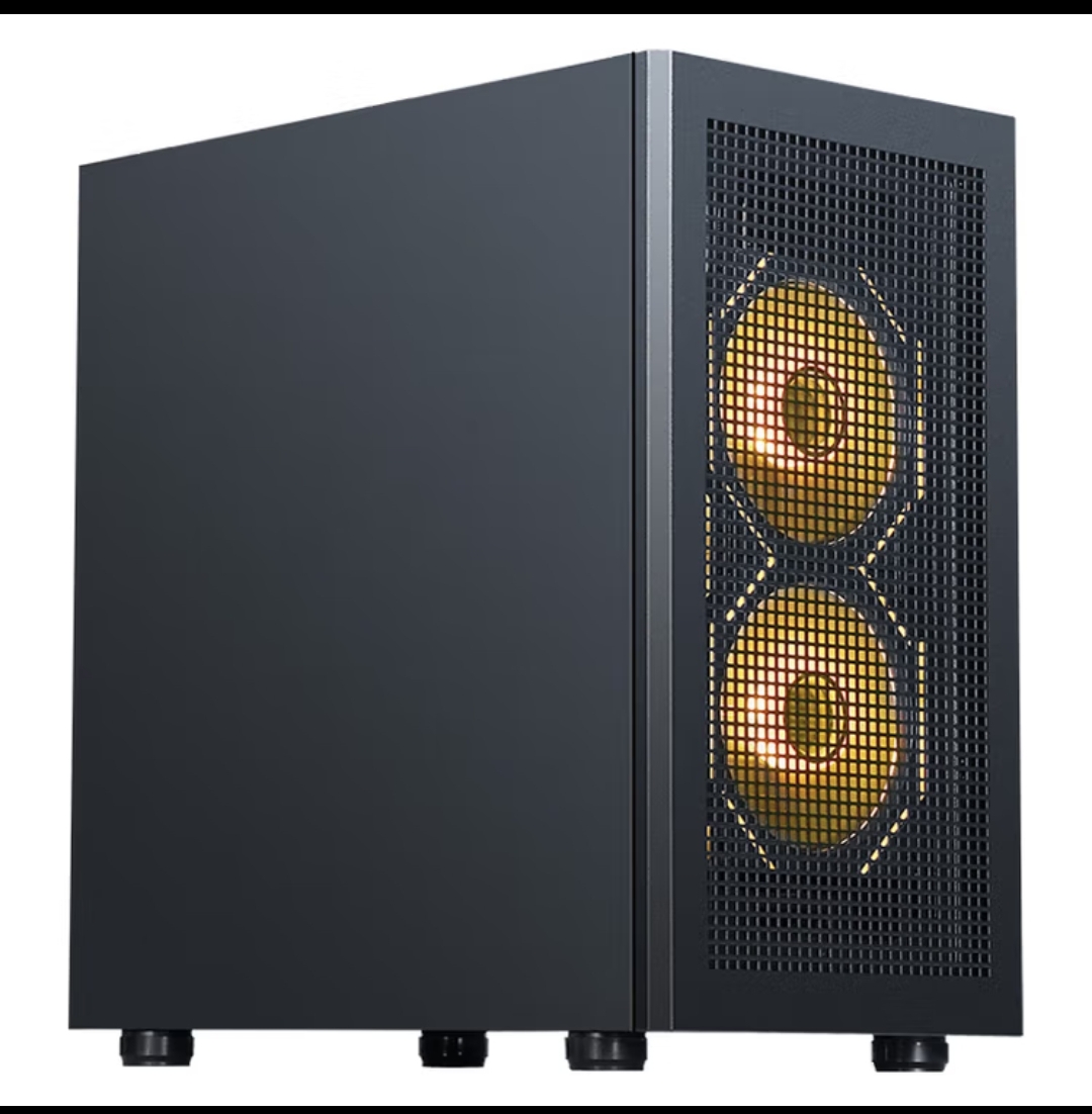 先马平头哥M2 MESH黑色 m-ATX电脑主机箱 前/USB3.0/Type-C预留孔