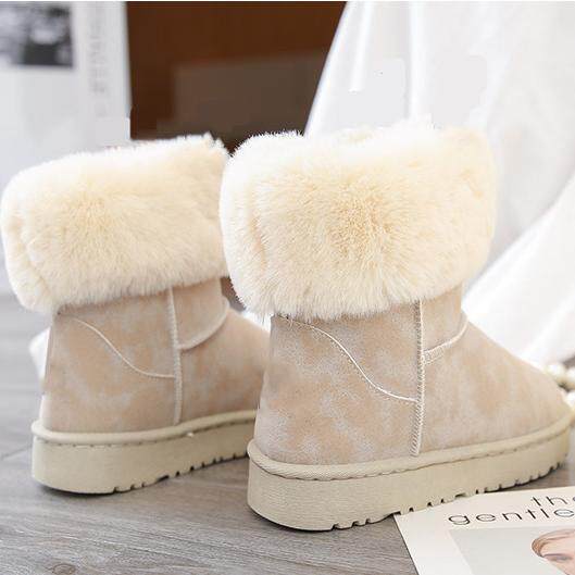 2024冬季加绒加厚雪地靴女