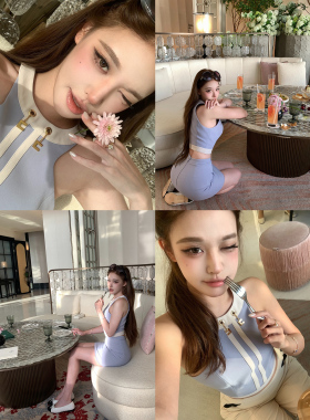 林悠 6/10 14:00 26ss薰衣草Ef 套装裙