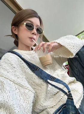 金属小圆边框太阳眼镜太阳眼镜