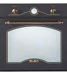 新款意大利ELBA爱芭烤箱315-900AN 嵌入式黑色古典式电烤箱