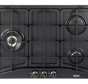 意大利ELBA爱芭E70-335AN BB黑色嵌入式燃气灶 配件全铜炉头