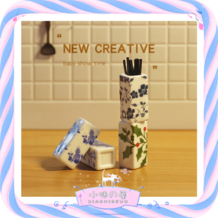 微缩迷你厨房食玩摆件 陶瓷筷子筒中式娃娃屋配件玩具模型TC0010