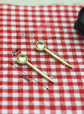 52DOLLHOUSE 微缩食玩场景模型 小布娃娃屋配件 迷你搅拌勺子D341