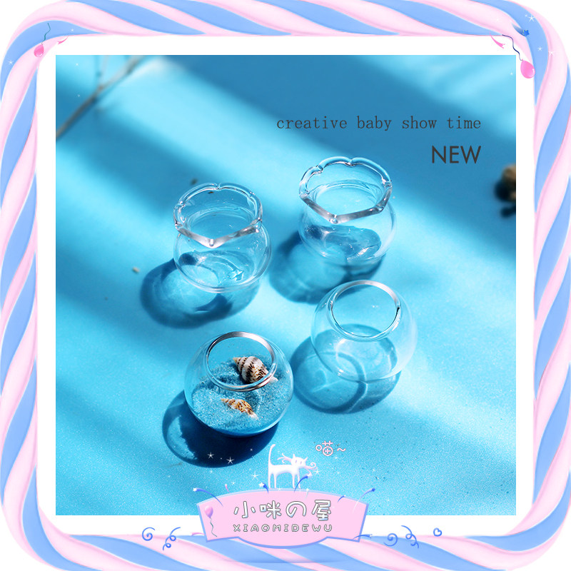 diy娃娃屋玻璃客厅摆件生活场景