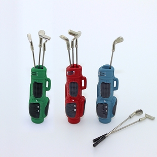 娃屋diy配件微缩高尔夫球杆模型玩具迷你食玩创意摆件场景J137