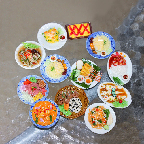 52DOLLHOUSE 微缩食玩场景模型 小布娃娃屋配件 迷你食物碟子T109 - 封面
