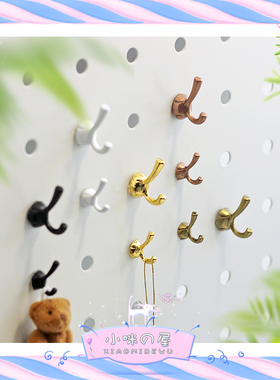 微缩食玩挂钩迷你模型1:12分ob11娃娃屋家具配件diY衣帽钩 G125