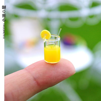 dollhouse微缩食玩水杯配件模型