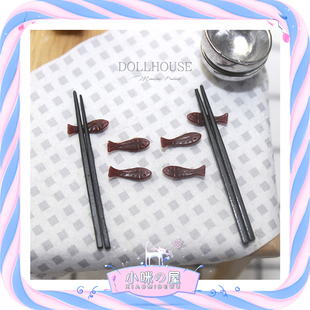 娃娃屋diy配件微缩火锅长筷子模型迷你食玩创意摆件厨房场景D343