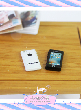 52DOLLHOUSE 微缩食玩场景模型 小布娃娃屋配件 迷你苹果手机B104