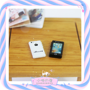 迷你苹果手机B104 小布娃娃屋配件 52DOLLHOUSE 微缩食玩场景模型