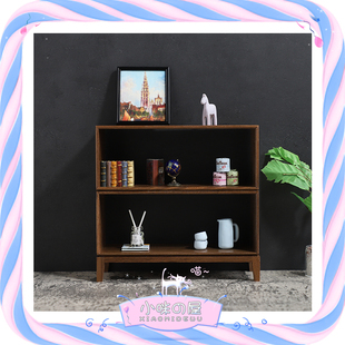 12娃娃屋配件微缩模型家具木简约框架结构双层柜电视柜M162
