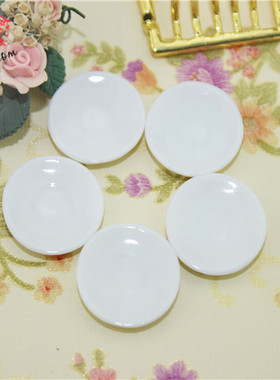 52DOLLHOUSE 微缩食玩场景模型 娃娃屋配件迷你陶瓷蛋糕碟托C3006