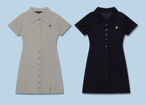 hide刺绣性感辣妹开叉短裙连衣裙