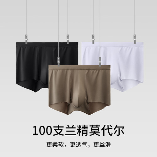 STW奢品100支莫代尔无痕男内裤